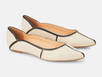 Beige Pitanga Women's Ballerinas-2