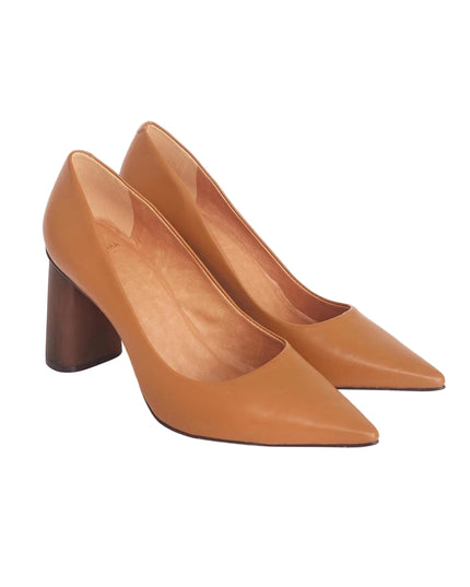 Mangará Atelier | Plinia Leder-Pumps| Braun