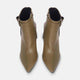 Salvia Green Leather Heeled Ankle Boots – Pointed Toe Elegant Design-2