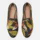 Green Suede Embroidered Loafers – Elegant Women’s Flat Shoes-2
