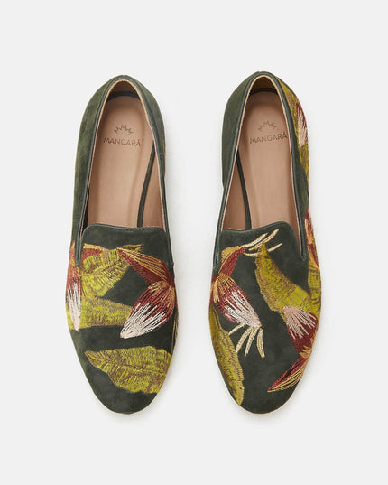 Mangará Wildleder Damen-Loafers – Elegante Flats