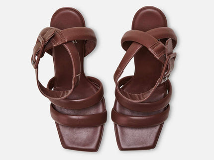 Uvaia Kalbsleder-Sandale Chocolat