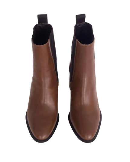 👢 Canna Damen Leder Chelsea Boots | Brown