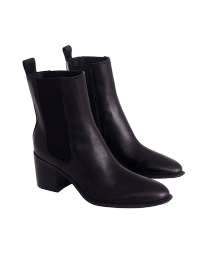 👢 Canna Damen Leder Chelsea Boots | Black