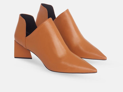 Maranta Lammfell-Stiefelette Karamell