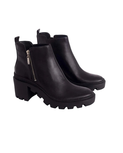 Sophora Damen Leder Ankle Boots | Black