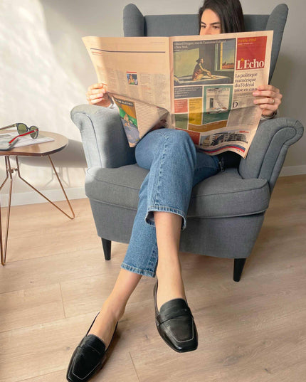 Mangará Cipó Loafers – Schwarzes Leder
