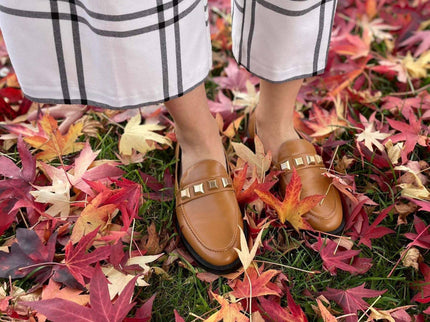 Caetê Calf Caramel Leather Loafers