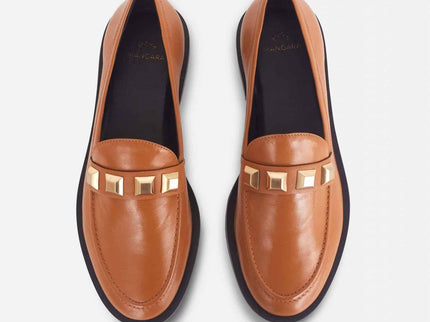 Caetê Calf Caramel Leather Loafers