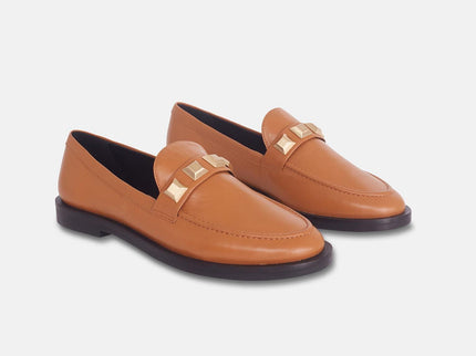 Caetê Calf Caramel Leather Loafers