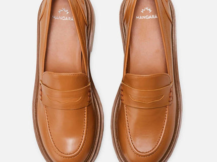 Carvalho Karamell Leder-Loafer