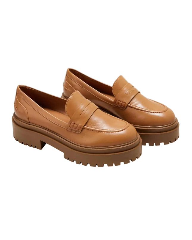 Carvalho Karamell Leder-Loafer