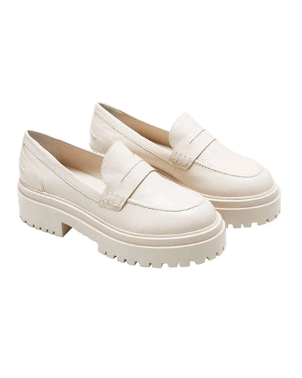 Mangará Carvalho Loafers – Off-White Leder