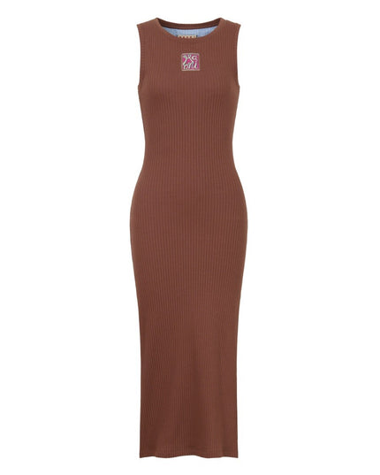 "MARNI FRAME" LOGO MIDI DRESS