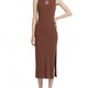 "MARNI FRAME" LOGO MIDI DRESS