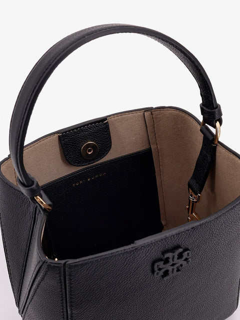 McGraw Small leather bucket bag