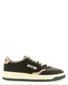 Autry | Medalist Low Sneaker | Olivgrün/Braun | Herren