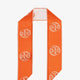 Medallion Logo Ribbon silk tie