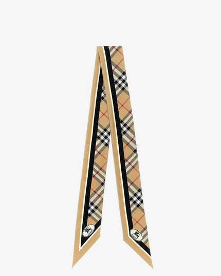 Medium Check silk bandeau