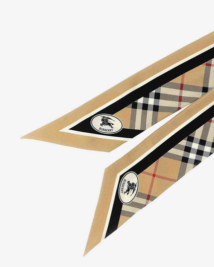 Medium Check silk bandeau