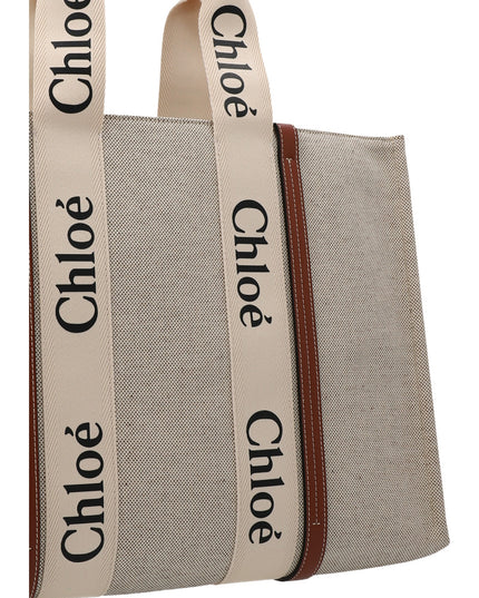 Medium 'Woody' shopping bag