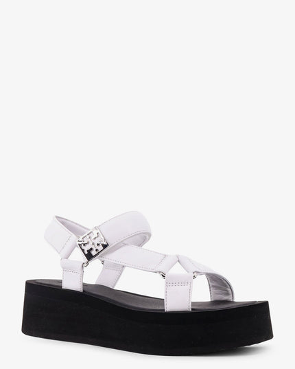 Mellow leather wedge sandals