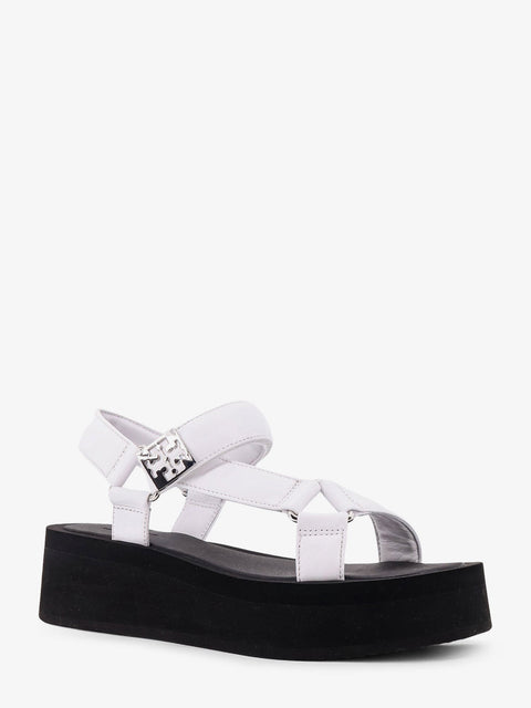 Mellow leather wedge sandals
