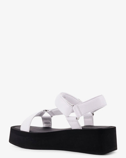 Mellow leather wedge sandals