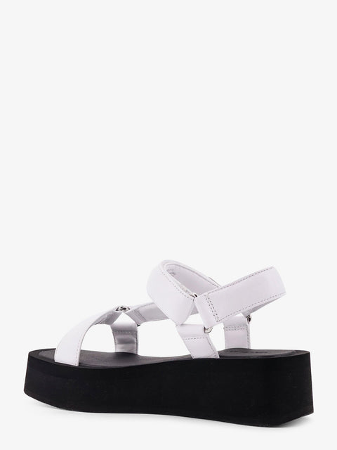 Mellow leather wedge sandals