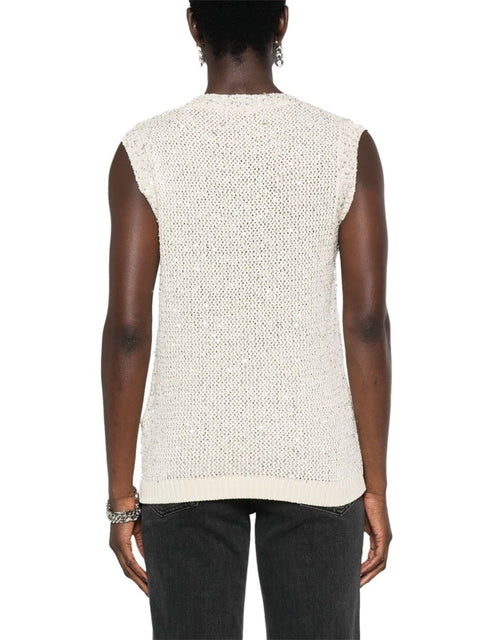 "MELYSSA" TOP WITH SEQUINS