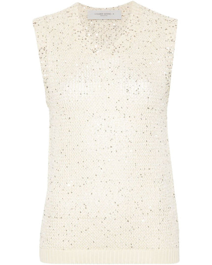 "MELYSSA" TOP WITH SEQUINS