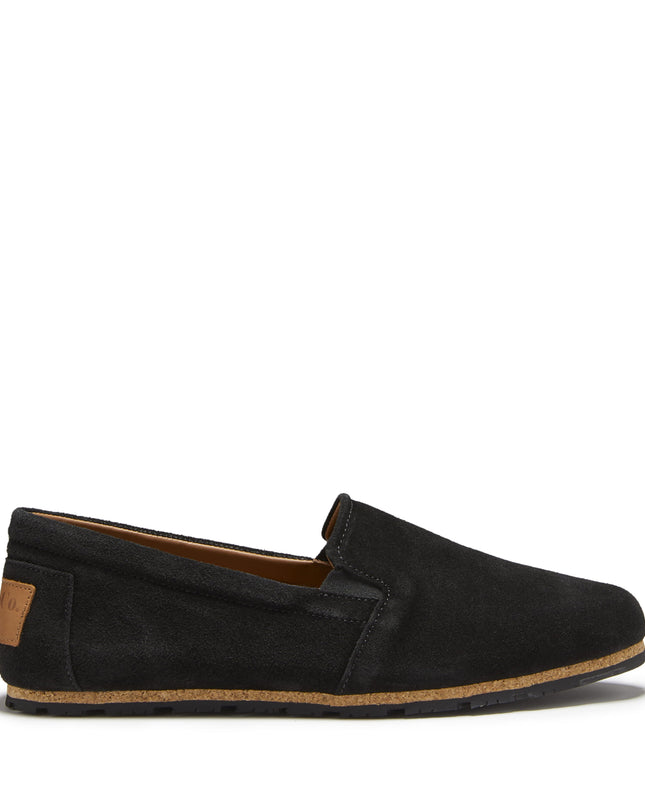 Tyre Sole Espadrilles, black suede