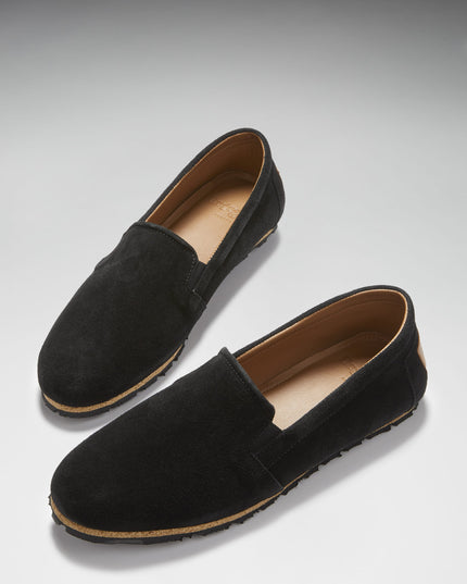 Tyre Sole Espadrilles, black suede