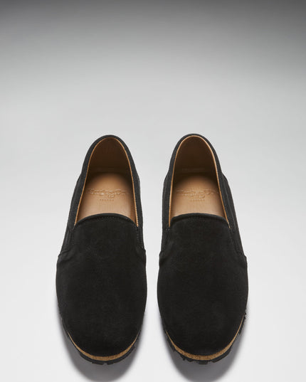 Tyre Sole Espadrilles, black suede