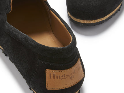 Tyre Sole Espadrilles, black suede
