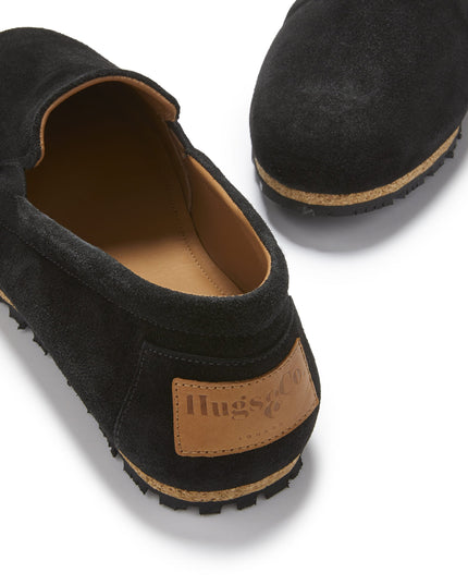 Tyre Sole Espadrilles, black suede