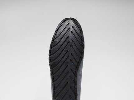 Tyre Sole Laced Driving Loafers, slate grey suede