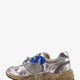 Mesh and leather sneakers with side logo