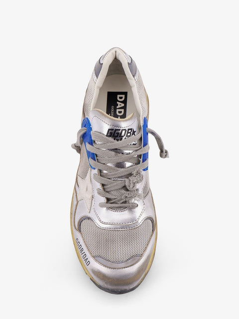 Mesh and leather sneakers with side logo