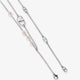 Metal and pearls VLogo Signature necklace