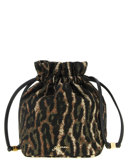 'Metallic Bou Bucket' pouch