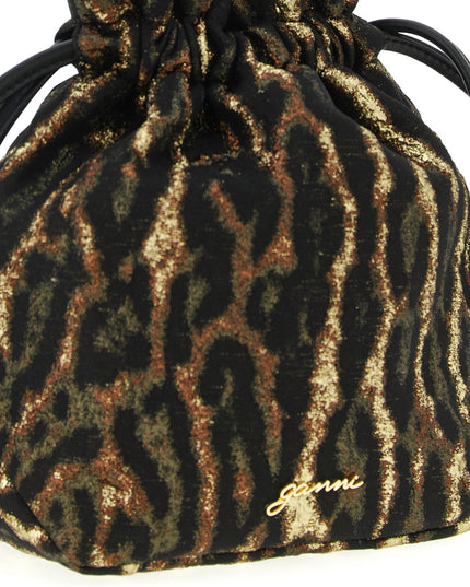 'Metallic Bou Bucket' pouch