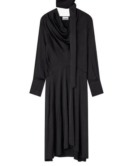 MIDI DRESS WITH SCARF