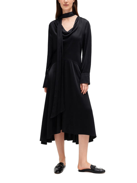 MIDI DRESS WITH SCARF