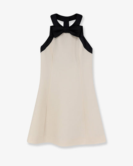Mini dress with bow detail