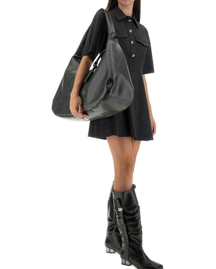 MINI DRESS WITH SCALLOPED BUTTONS