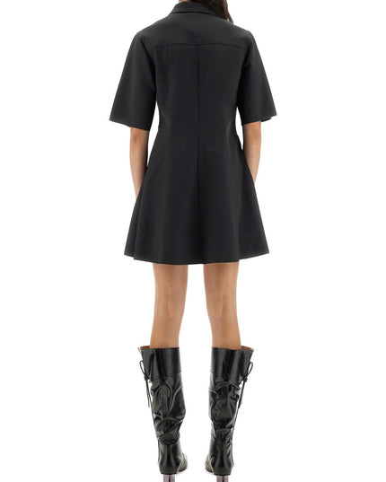 MINI DRESS WITH SCALLOPED BUTTONS