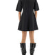 MINI DRESS WITH SCALLOPED BUTTONS