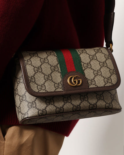 Mini Ophidia GG fabric crossbody bag