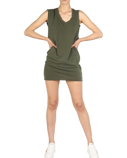 MINI ROUND NECKLINE DRESS